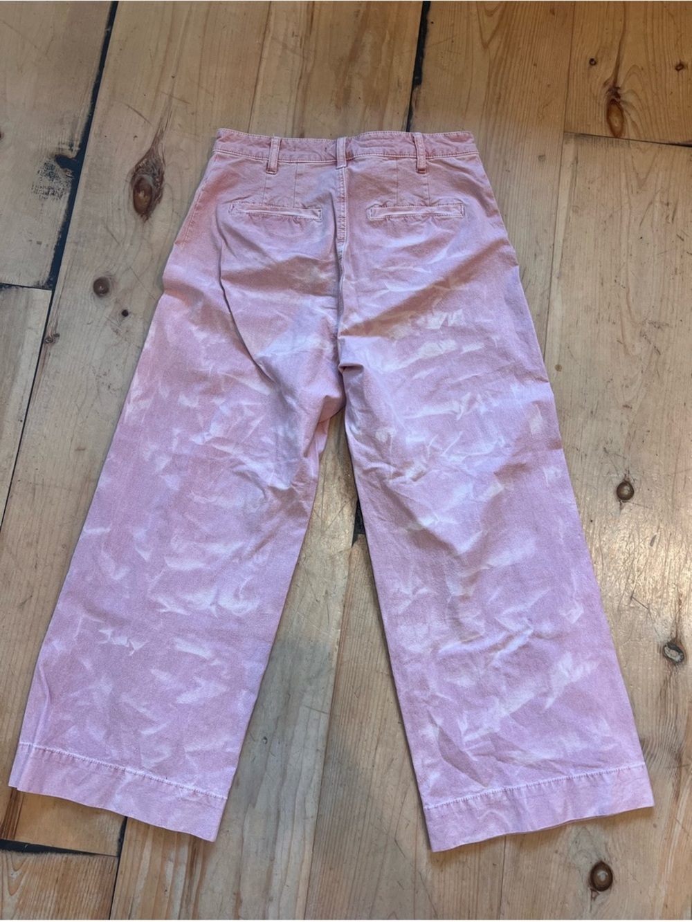 NWOT Pilcro James High Waisted Cropped Pink Jeans - Picture 3 of 6